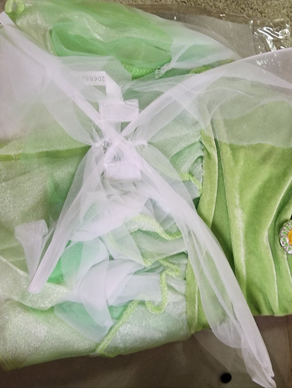 NIB Vintage Disney Fairies Tinker Bell Ballerina Costume Infant 12-18 Months - Picture 3 of 9